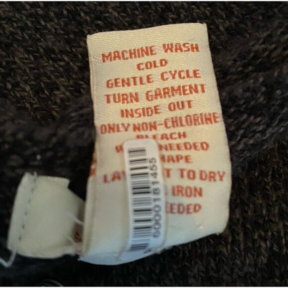 Sundance sz L Gray Homestead Henley Sweater - Picture 8 of 8